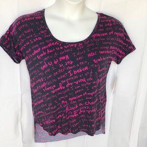 Eleven by Venus Williams loose short sleeve top Sm